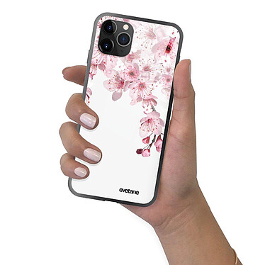 Evetane Coque en verre trempé iPhone 11 Pro Cerisier pas cher