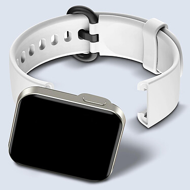 Acheter Avizar Bracelet pour Xiaomi Mi Watch Lite / Redmi Watch Silicone Soft touch Premium Blanc Ajustable par Boucle Ardillon