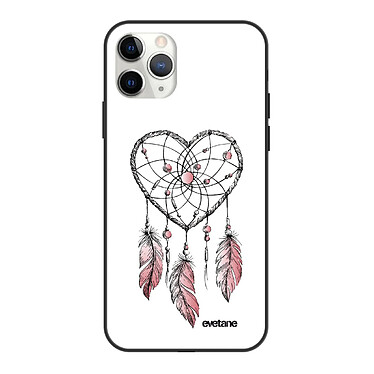 Evetane Coque iPhone 12 Pro Max Coque Soft Touch Glossy Attrape coeur Design