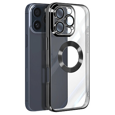 Avizar Coque Série Glam pour iPhone 16 Pro Antichoc Noir