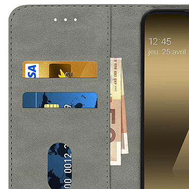 Avizar Etui folio Gris pour Samsung Galaxy A20e pas cher