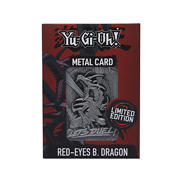 Acheter Yu-Gi-Oh - ! - Réplique Card Red Eyes B. Dragon Limited Edition