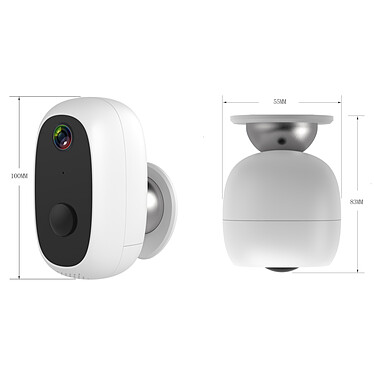 Avis Caméra extérieure connectée avec détecteur de mouvement, vision de nuit et haut parleur (MoovE) WiFi - Voltman