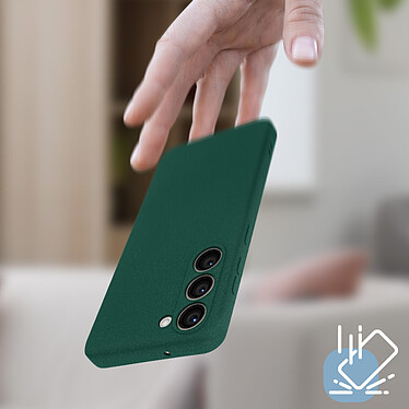 Avizar Coque pour Samsung Galaxy S23 Silicone Flexible avec Détails pointillés  vert pas cher