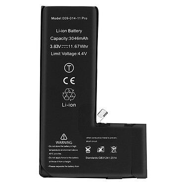 Clappio Batterie Decode PCB Version pour iPhone 11 Pro 3046mAh Noir