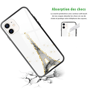 Avis LaCoqueFrançaise Coque iPhone 12 Mini Coque Soft Touch Glossy Illumination de paris Design