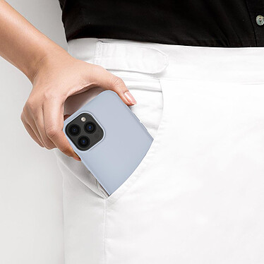 Avizar Coque iPhone 13 Pro Max Silicone Semi-rigide Finition Soft-touch violet pastel pas cher