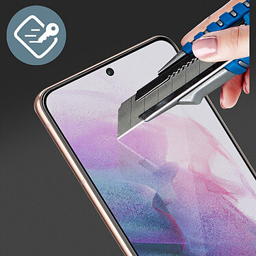 Avis Force Glass Film pour Samsung Galaxy S21 Verre Organique Résistant Anti-traces  Noir