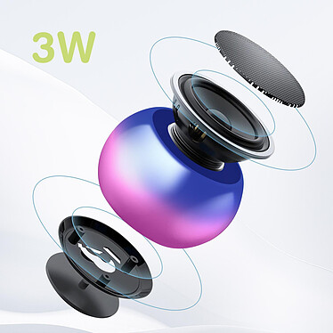 Avis Moxie Mini Enceinte Sans-fil Bluetooth Autonomie 3h Design Ultra-compact Violet