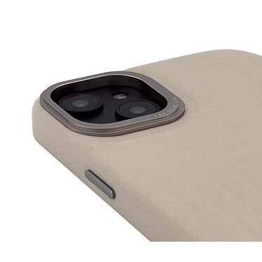 Decoded Coque Compatible avec le MagSafe en cuir pour iPhone 14 Plus Beige pas cher