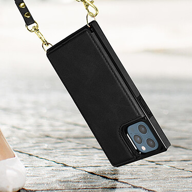 Acheter Avizar Coque Cordon iPhone 12 Pro Max Multifonction Avec Lanière - noir