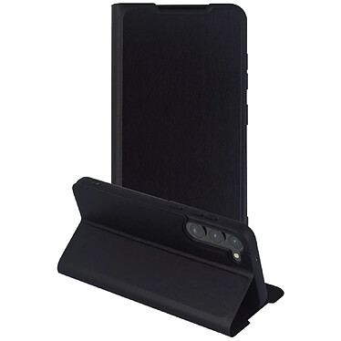 Myway Étui Folio pour Samsung Galaxy S23 Plus Stand Résistant avec Porte-cartes Noir