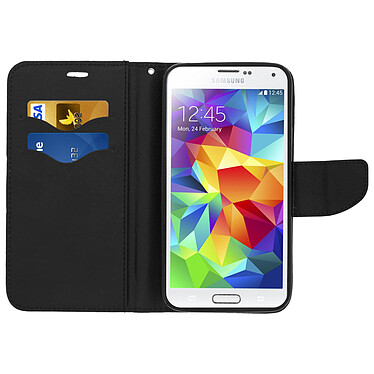 Avis Avizar Etui folio Noir Porte-Carte pour Samsung Galaxy S5 , Samsung Galaxy S5 New