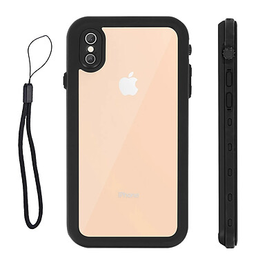 Redpepper Coque pour iPhone XS Max Waterproof 2m et Antichoc Protection Intégrale  Noir