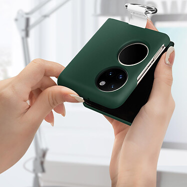 Avizar Coque pour Huawei P50 Pocket Rigide Conception 2 parties Anneau de maintien  Vert pas cher