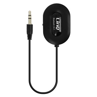 LinQ Récepteur Audio Bluetooth 4.1 Adaptateur Jack 3.5mm Kit Mains Libres  Noir