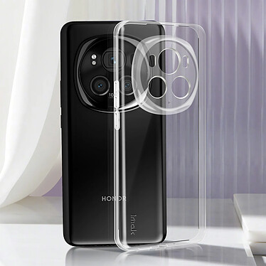 iMak Coque Silicone pour Honor Magic 6 Pro Bloc Caméra Protégé Design Fin Transparent pas cher