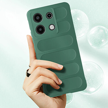 Avis Avizar Coque pour Xiaomi Redmi Note 13 4G Antichoc Silicone Motif texturé 3D Vert Foncé