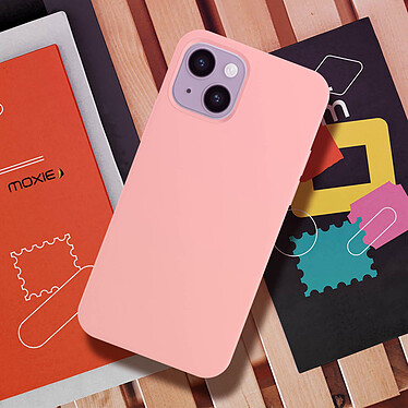 Acheter Moxie Coque pour iPhone 14 Hybride Semi-rigide Fine Légère Intérieur Doux  rose clair