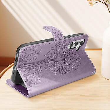 Acheter Avizar Étui Arbre et Cerf pour Samsung Galaxy A54 5G Portefeuille  Tree Cover Violet