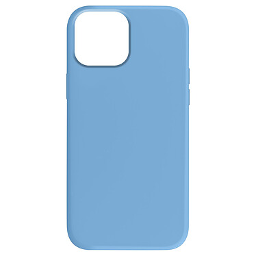 Moxie Coque pour iPhone 15 Semi-rigide Intérieur Microfibre Bords Surélevés Bleu Clair