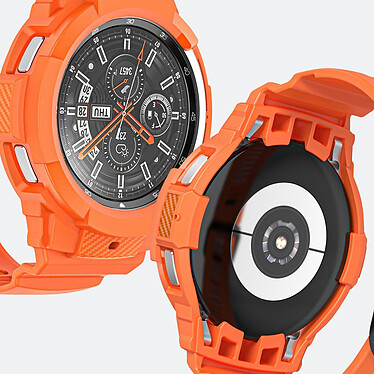 Acheter Avizar Bracelet pour Galaxy Watch 5 / 5 Pro / 4 Silicone Ajustable  Orange