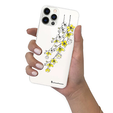 LaCoqueFrançaise Coque iPhone 12/12 Pro 360 intégrale transparente Motif Fleurs Cerisiers Tendance pas cher