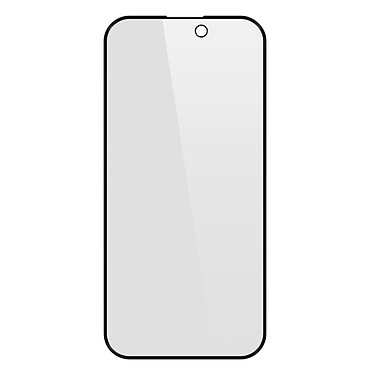 Avizar Verre Trempé pour iPhone 15 Pro Max Anti-espion Dureté 9H Noir Transparent