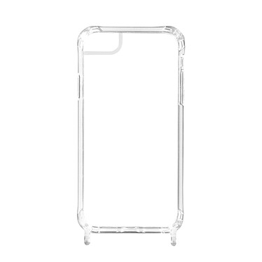 Avizar Coque iPhone 7, 8, SE 2020 et SE 2022 Personnalisable bijou/Chaîne - Transparent