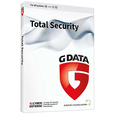 G DATA Total Security - Licence 1 an - 5 postes - A télécharger