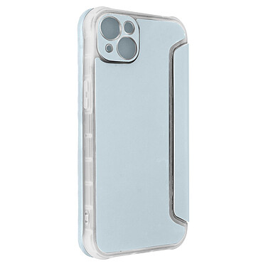 Avizar Etui pour iPhone 14 Clapet Magnétique avec Porte Carte  bleu pâle