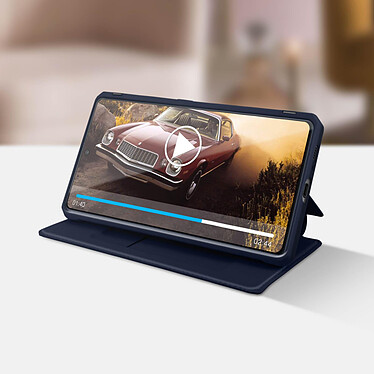Acheter Dux Ducis Étui pour Galaxy S10 Lite Porte-carte Support Vidéo Toucher Soyeux  Bleu