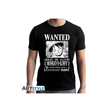 One Piece - T-shirt Wanted Luffy - Taille XS