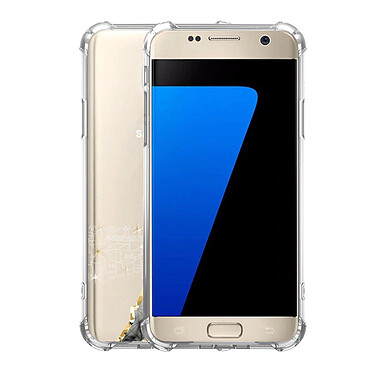 Avis LaCoqueFrançaise Coque Samsung Galaxy S7 anti-choc souple angles renforcés transparente Motif Illumination de paris