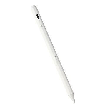 LinQ Stylet pour iPad Haute Sensibilité Rejet de Paume Autonomie 12 Heures  Blanc