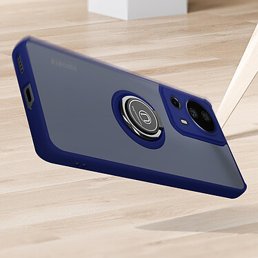 Acheter Avizar Coque pour Xiaomi 13 Lite Bi-matière Bague Métallique Support Vidéo  bleu