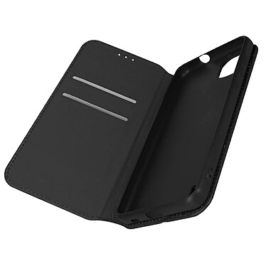 Avizar Housse pour Wiko Y82 Clapet Portefeuille Fonction Support Vidéo  Noir