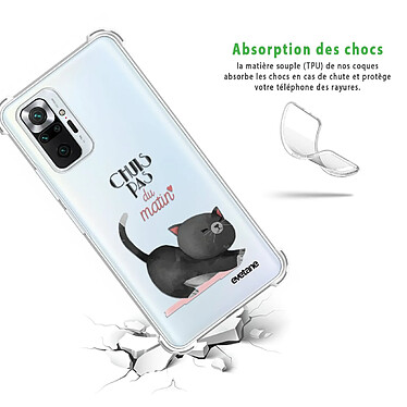 Avis Evetane Coque Xiaomi Redmi Note 10 Pro anti-choc souple angles renforcés transparente Motif Chuis pas du matin