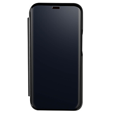 Avizar Housse iPhone 13 Pro Max Clapet translucide Design Miroir Support Vidéo noir