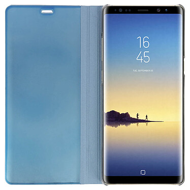 Avis Avizar Housse Galaxy Note 8 Etui folio Miroir Fonction Stand Protection - bleu