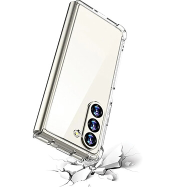 Evetane Coque Samsung Galaxy Z Fold 6 Anti-Chocs avec Bords Renforces en silicone transparente Motif pas cher