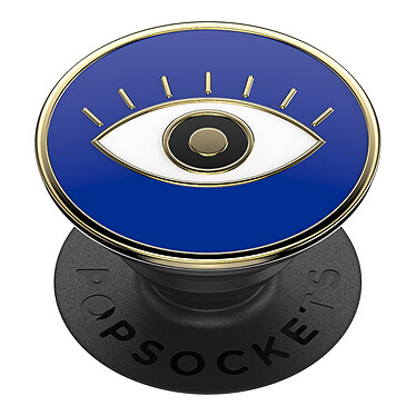 Popsockets PopGrip Design Evil Eye pour Smartphone, Bague et Support Universel Bleu