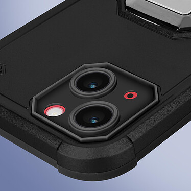 Acheter Avizar Coque iPhone 14 Antichoc Hybride avec Anneau Support Magnétique  Noir