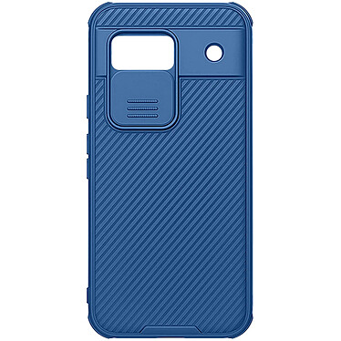 Nillkin Coque pour Google Pixel 8a Antichoc Cache Caméra coulissant Bleu