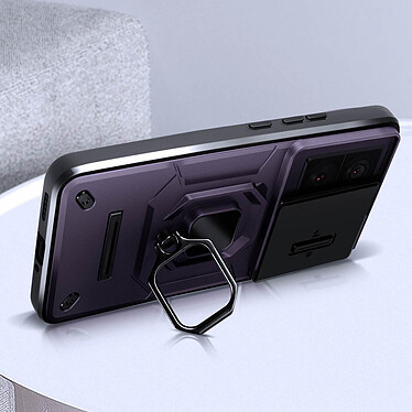 Acheter Avizar Coque pour Xiaomi 13T et 13T Pro Bague Support Cache Caméra Coulissant  Violet
