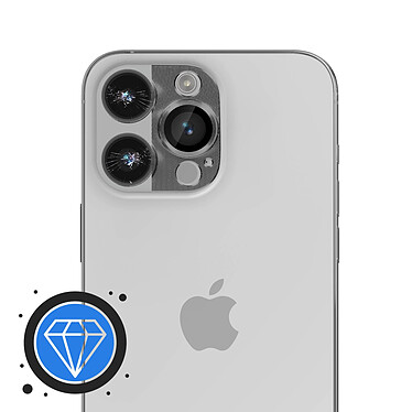 Acheter Avizar Film Caméra pour iPhone 14 Pro et 14 Pro Max Verre Trempé + Alliage d'Aluminium  Argent