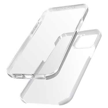 Avizar Coque Intégrale pour iPhone 13 Mini Arrière Rigide Transparent et Avant Souple  Transparent