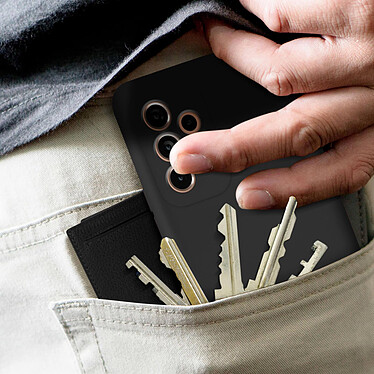 Avizar Coque pour Samsung Galaxy A53 5G Silicone Semi-rigide Finition Soft-touch Fine  Noir pas cher