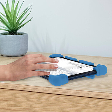 Avis Avizar Coque Tablette de 8.9'' à 12'' Antichoc Fonction support vidéo et clavier bleu
