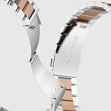 Acheter Avizar Bracelet pour Huawei Watch GT Runner / Watch GT 3 46mm Maille Argent / Rose Gold